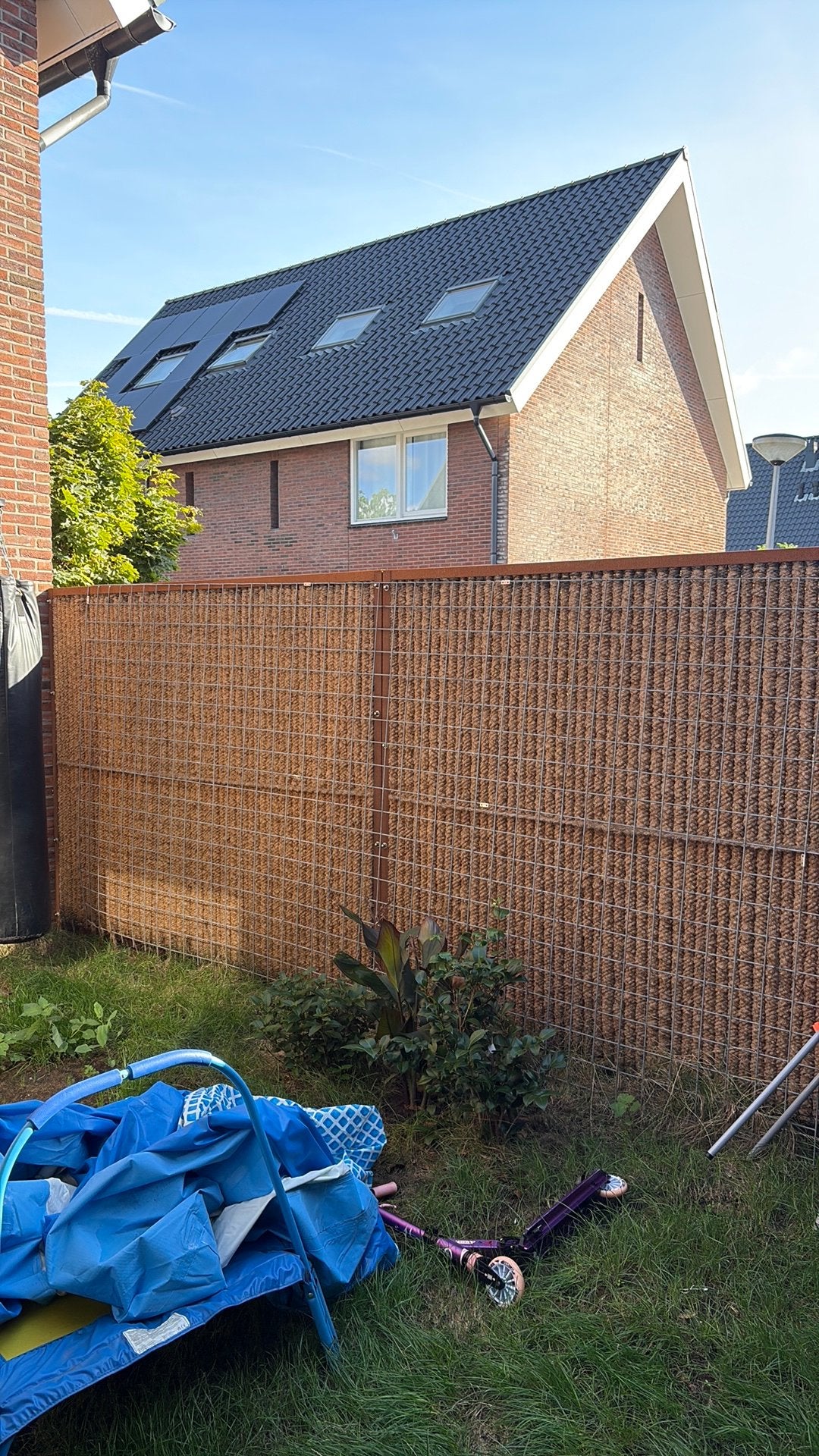 GRATIS ijzeren hek (trellis) 4x2 meter +/-, Ophalen, Gebruikt