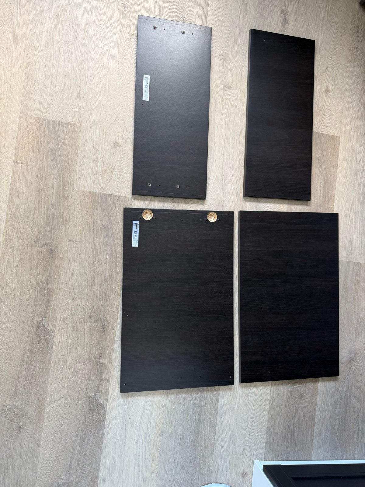 IKEA Lappviken ladefronten zwartbruin 60x26/60x38 cm, Ophalen, Gebruikt