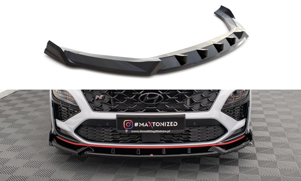 Voorlip sideskirt spoiler diffuser - Hyundai Kona N 21+, Ophalen of Verzenden