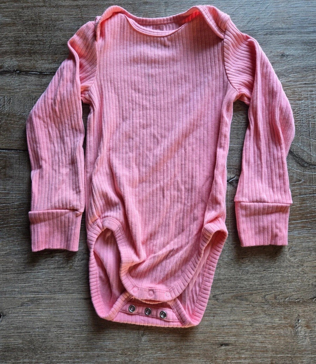 Hema Roze Rib Romper Maat 86-92 Bamboe, Ophalen of Verzenden, Zo goed als nieuw, Hema, Meisje