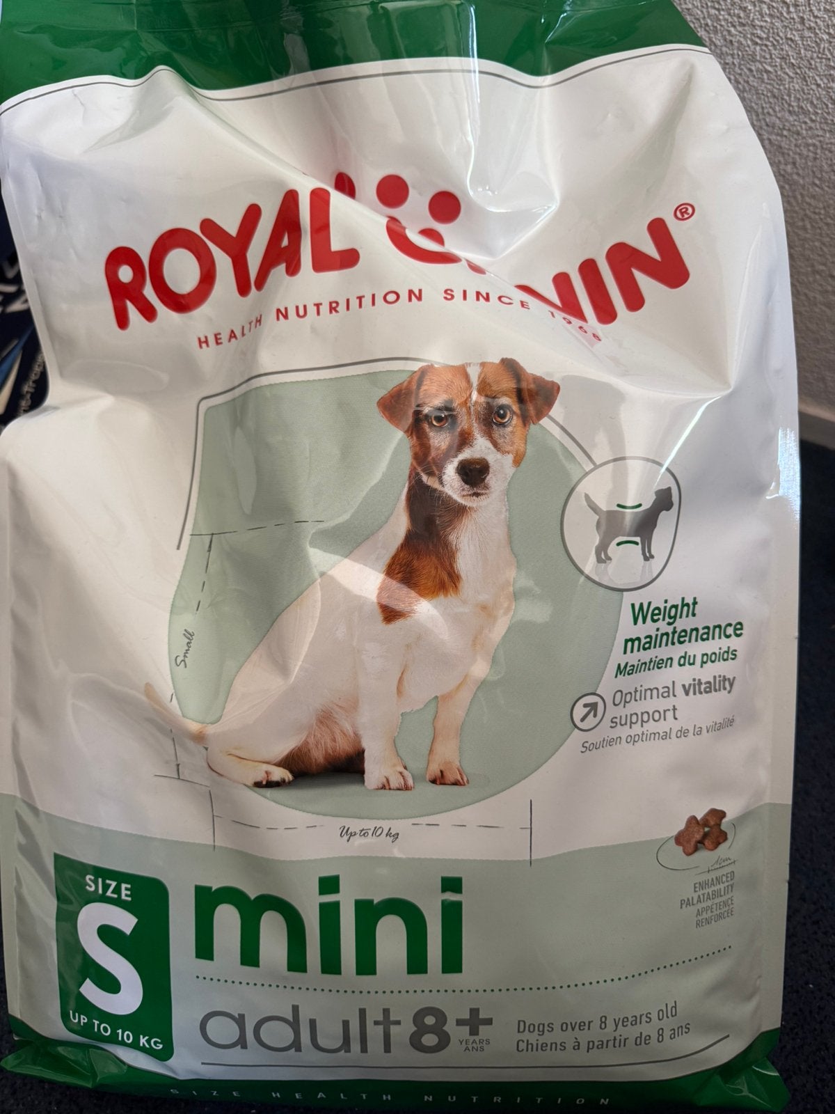 Royal Canin mini adult 8+ 8 kilo nieuw, Ophalen of Verzenden, Hond