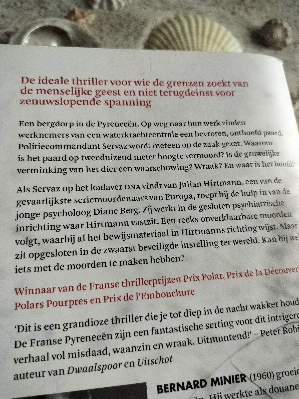 Bernard Minier - Een kille rilling, Gelezen, Bernard Minier, Ophalen of Verzenden