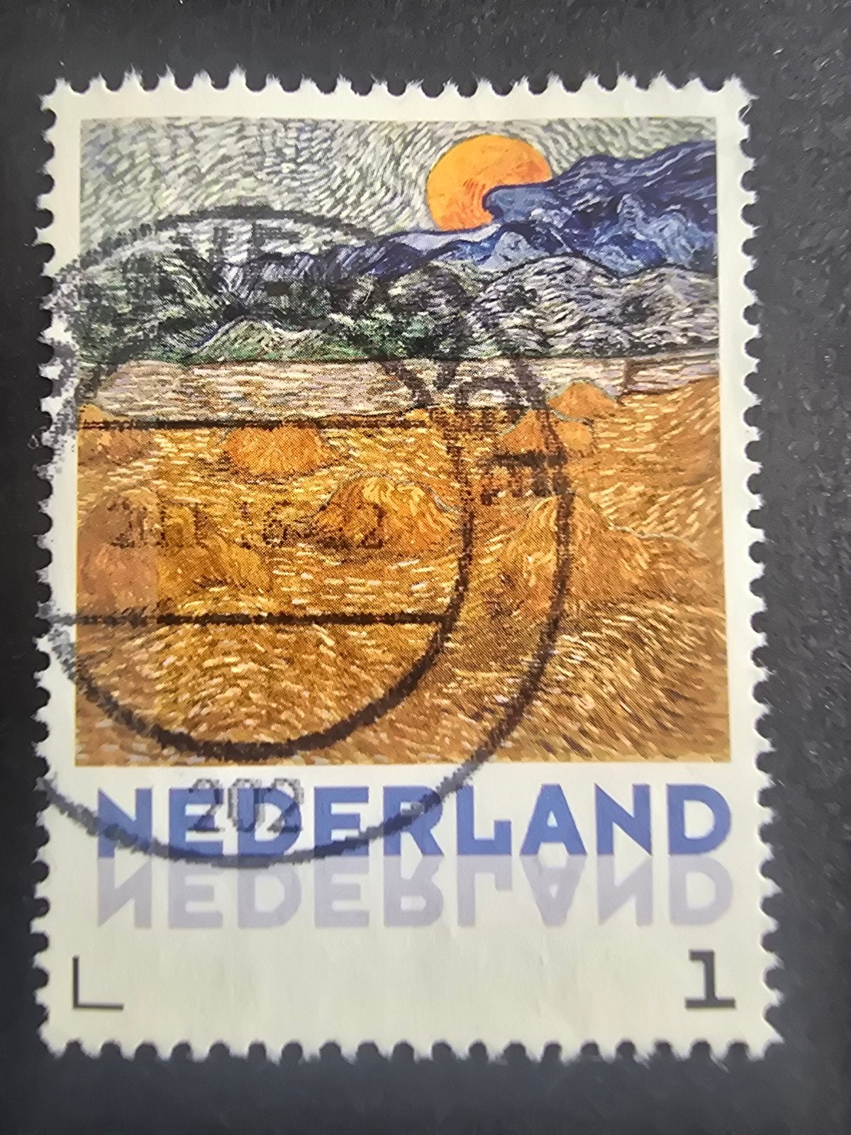 Persoonlijke Postzegel Nederland - Vincent van Gogh 2, Ophalen of Verzenden, Na 1940, Gestempeld