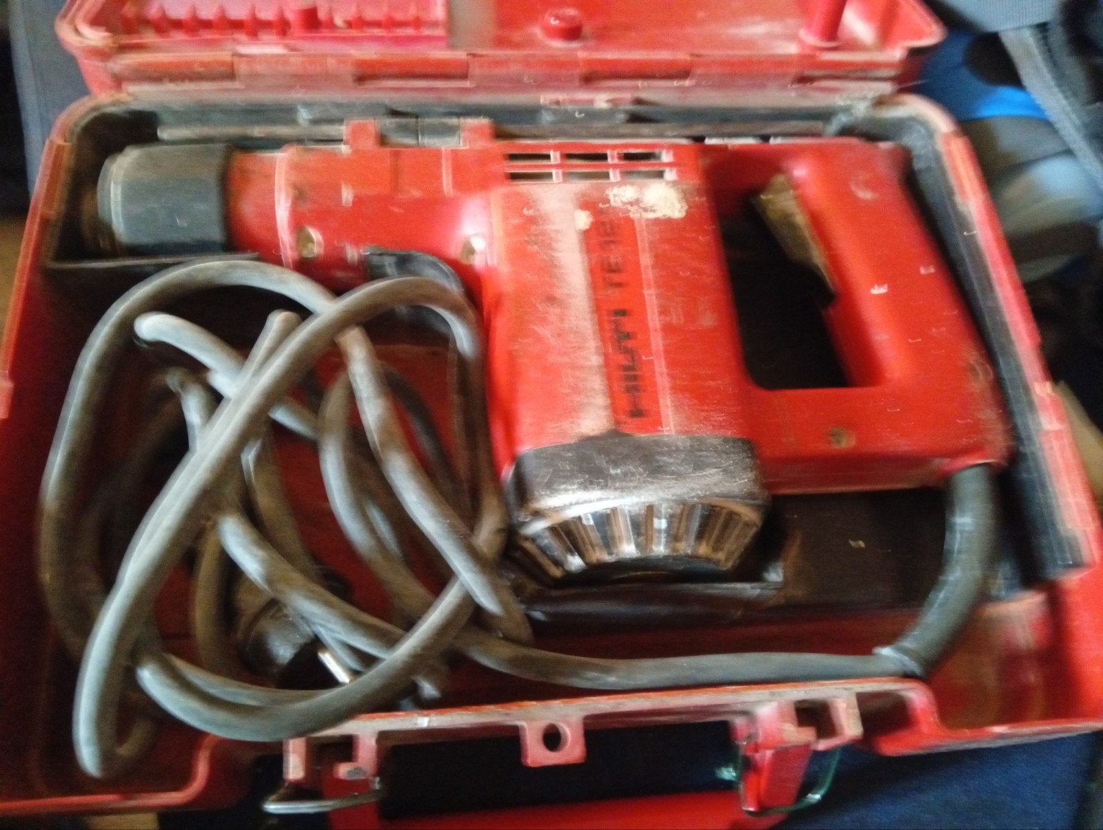 Hilti TE 12S Boorhamer in koffer, Boor- en/of Breekhamer, Ophalen of Verzenden, Klopboormechanisme, Gebruikt