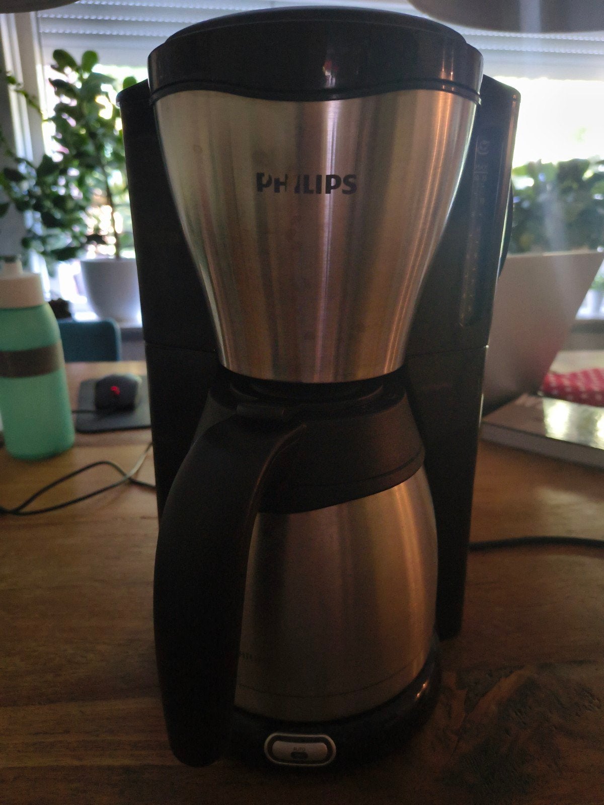 Philips Koffiezetapparaat met Thermoskan, Witgoed en Apparatuur, Koffiezetapparaten, Gebruikt, Koffiemachine, Gemalen koffie, Ophalen of Verzenden