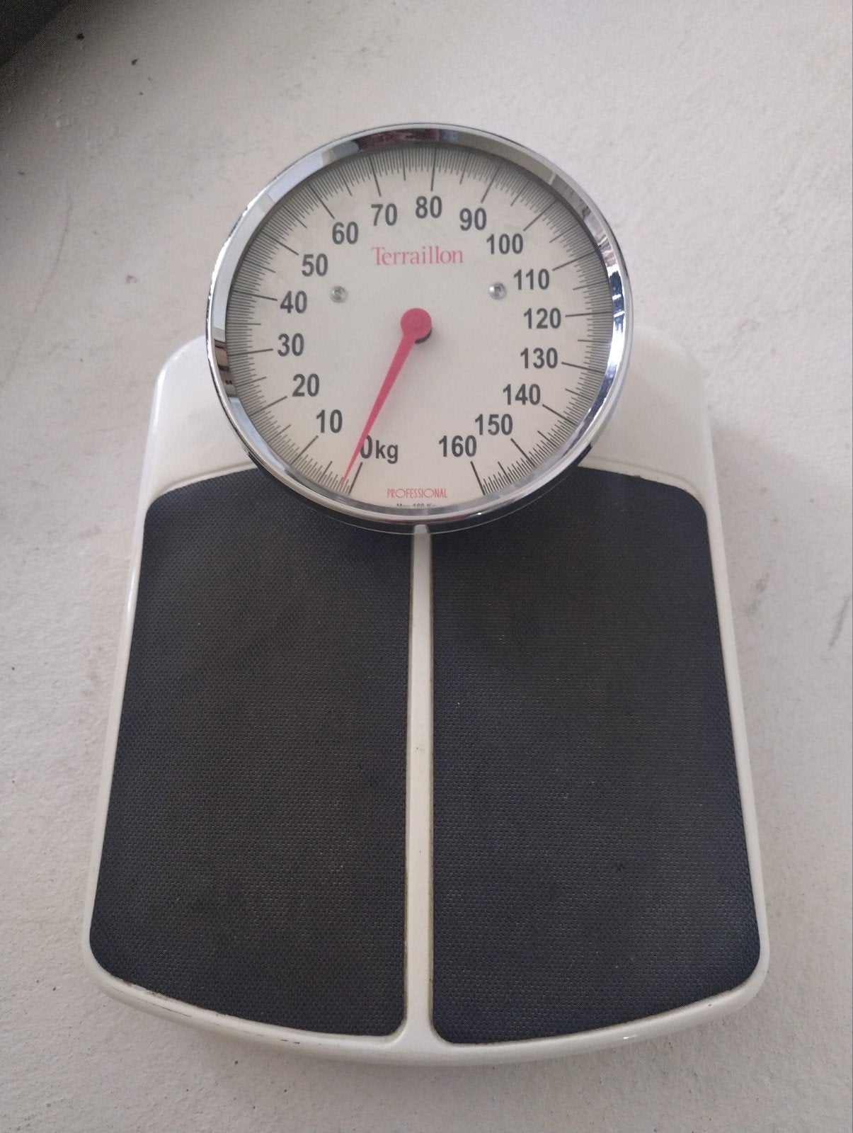 Weegschaal Terraillon professional max 160 kg, Ophalen of Verzenden