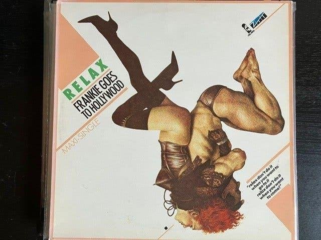 Frankie goes to Hollywood Relax 1983 maxi singel, Ophalen of Verzenden, 1980 - 1989, Zo goed als nieuw, 12 inch