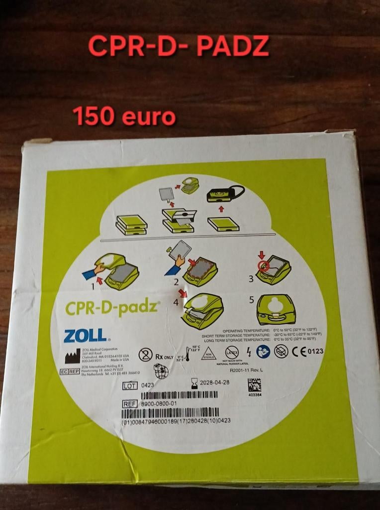 AED ZOLL Electrodo mod CPR-D-PADZ, Ophalen of Verzenden, Nieuw, Overige typen
