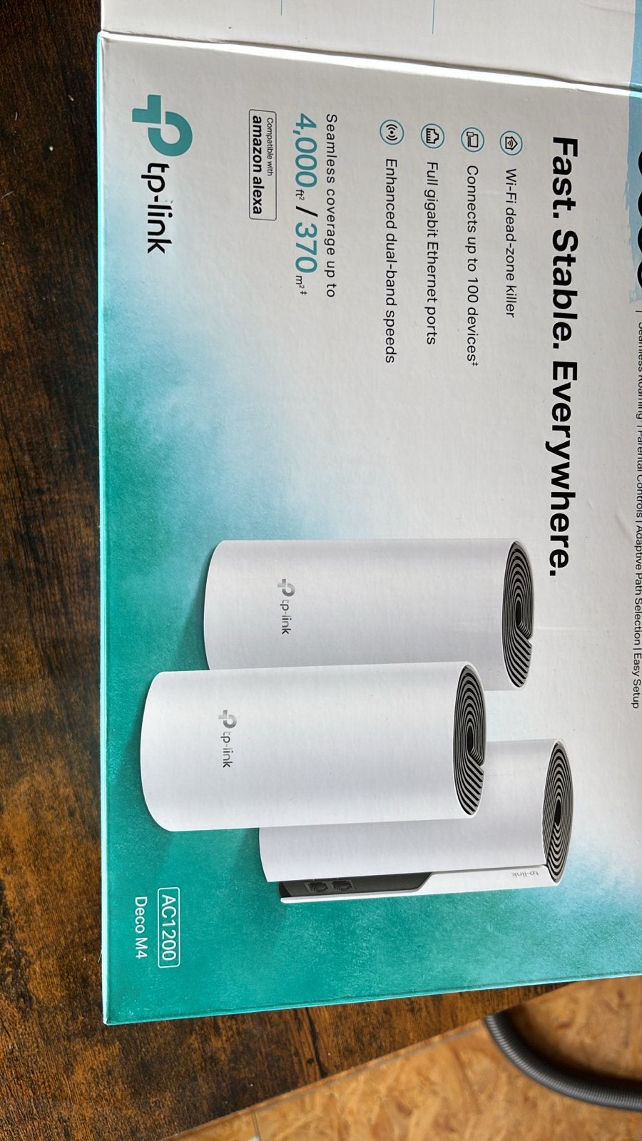 TP-Link Deco M4 AC1200 Mesh WiFi Systeem (3-pack), Ophalen of Verzenden, Nieuw