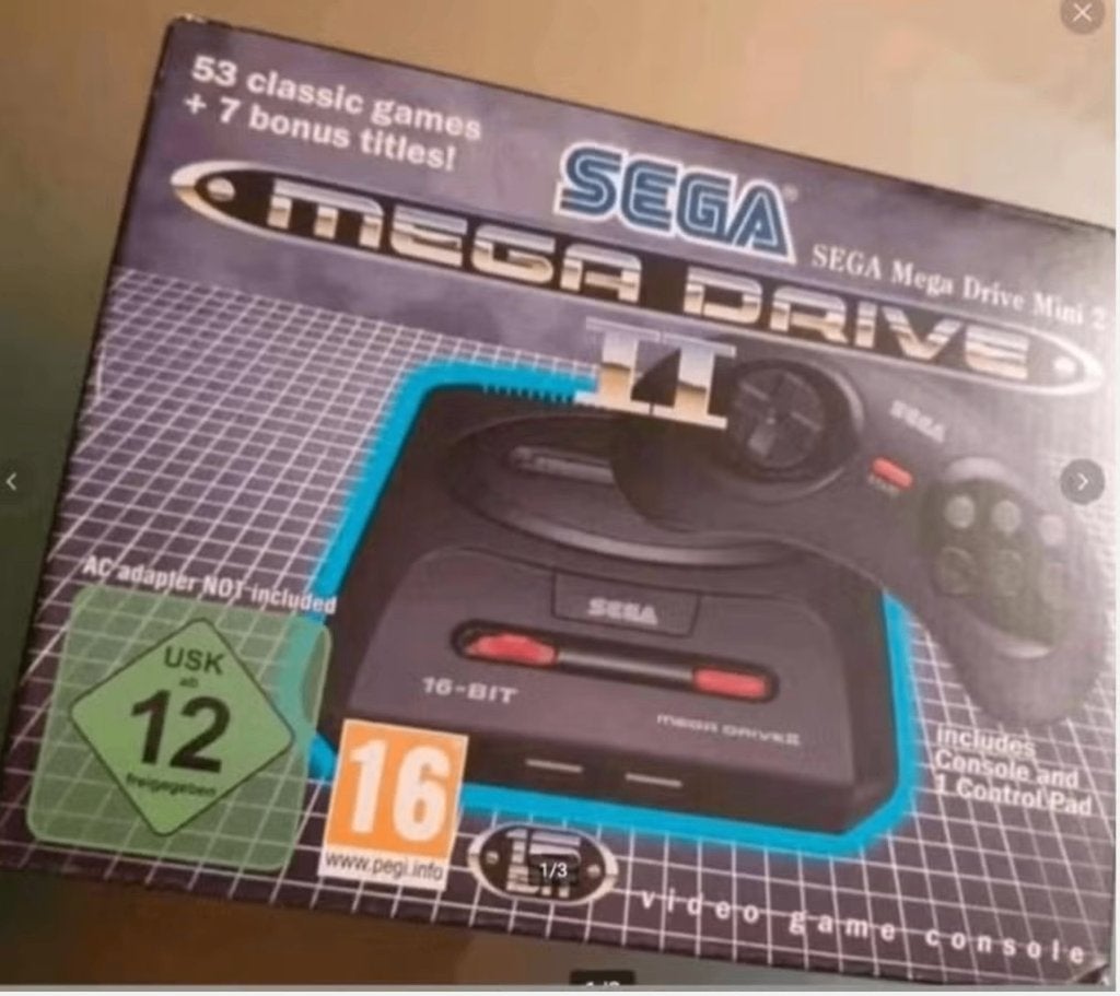 Sega Mega Drive Mini 2 | 60 games, Spelcomputers en Games, Ophalen of Verzenden, Nieuw, Met 1 controller, Overige modellen