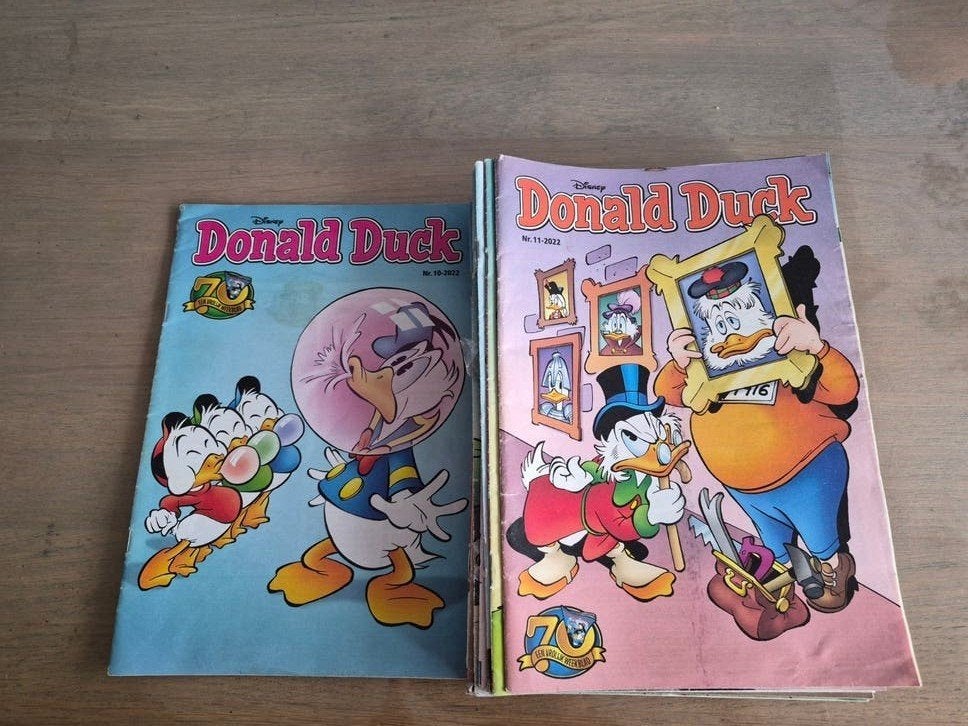 21 Donald Duck tijdschriften jaargang 2022, Boeken, Ophalen of Verzenden
