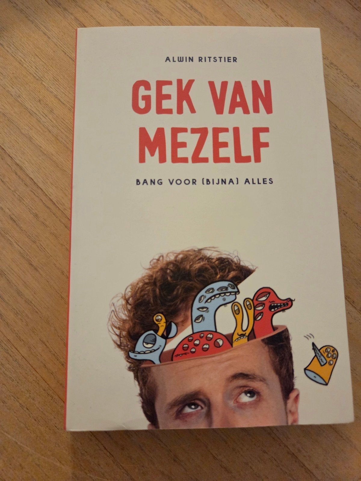 Gek van mezelf - Alwin Ritstier (Bang voor (bijna) alles), Ophalen of Verzenden, Zo goed als nieuw, Alwin Ritstier, Nederland