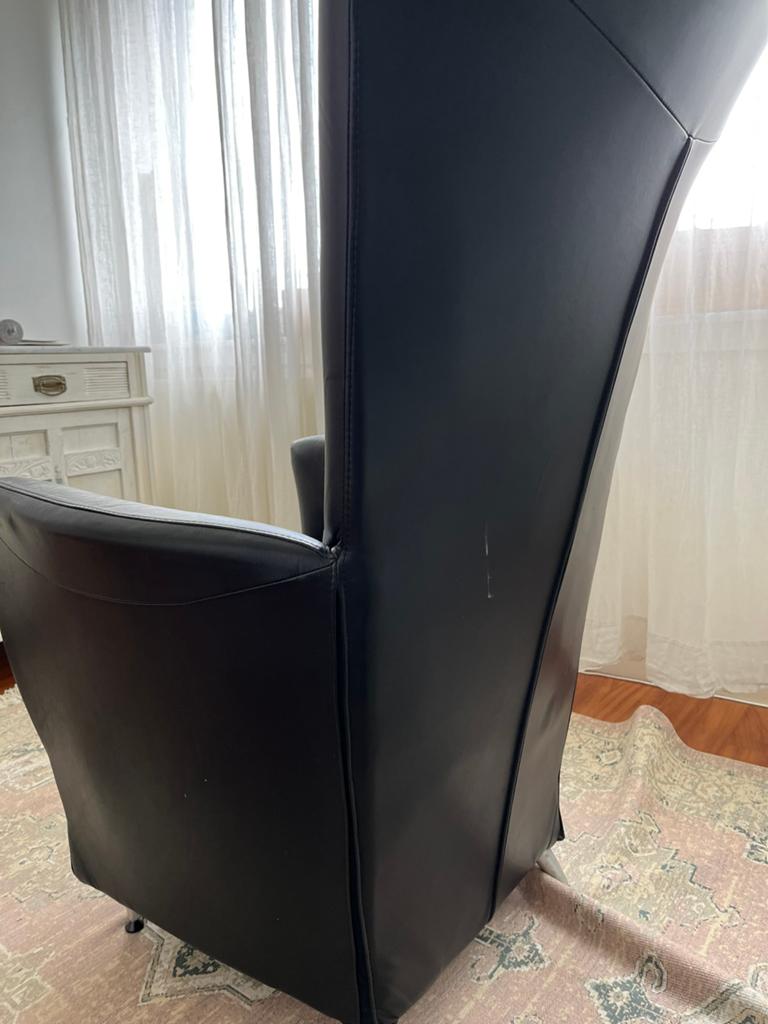 Fauteuille, Ophalen, Zo goed als nieuw, Leer, Eén