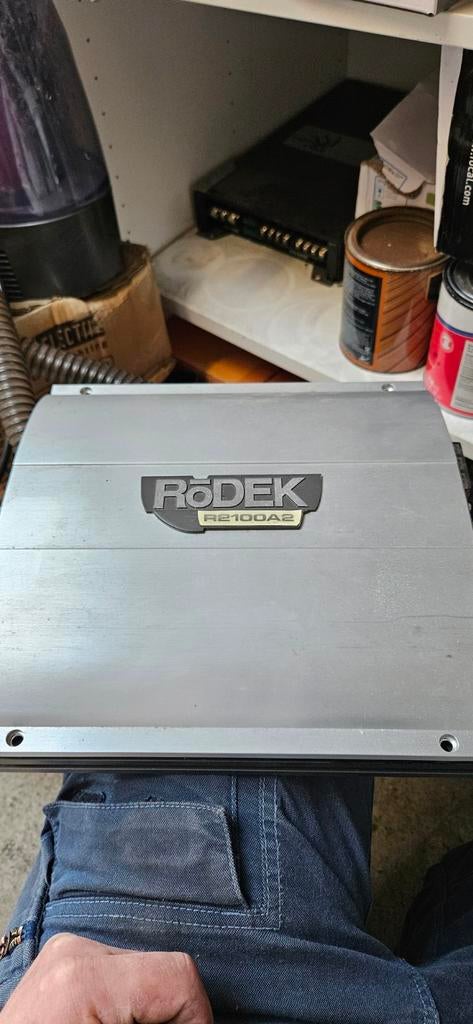 RODEK RB100A2 2-kanaals versterker, Ophalen of Verzenden, Gebruikt