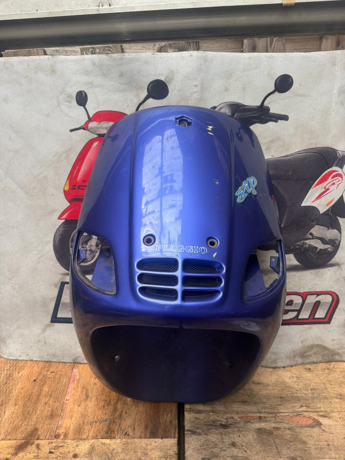 Piaggio Zip Type 3 Voorkap Compleet – Heel, Fietsen en Brommers, Brommeronderdelen | Scooters, Ophalen of Verzenden, Zo goed als nieuw