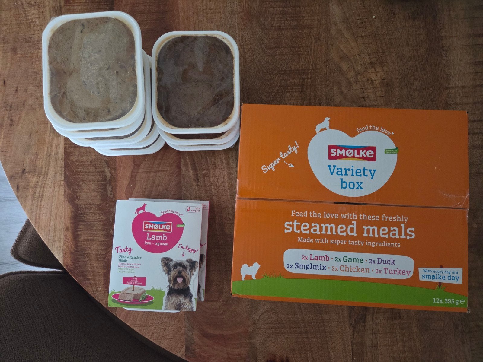 smolke gestoomd vlees, Ophalen, Hond