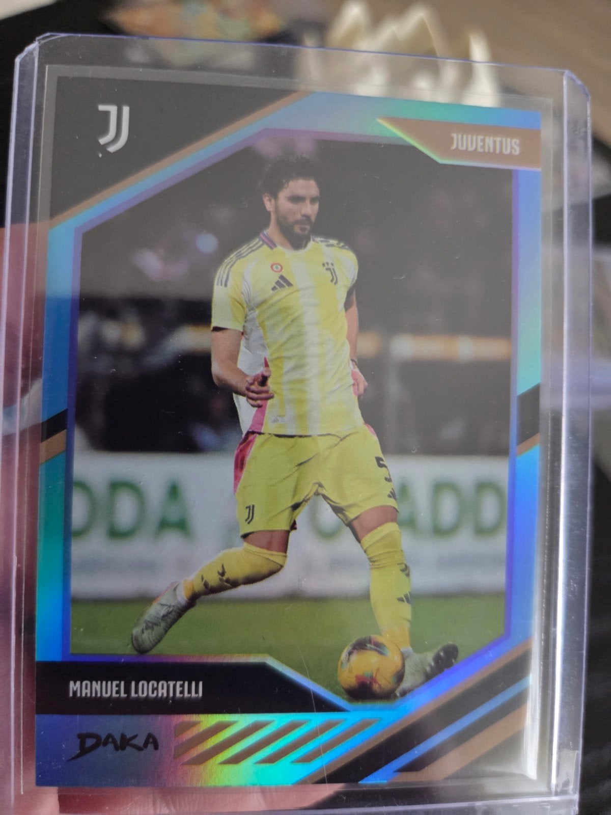Daka Juventus Manuel Locatelli 03/99 Spelerskaart, Ophalen of Verzenden, Zo goed als nieuw, Buitenlandse clubs, Spelerskaart