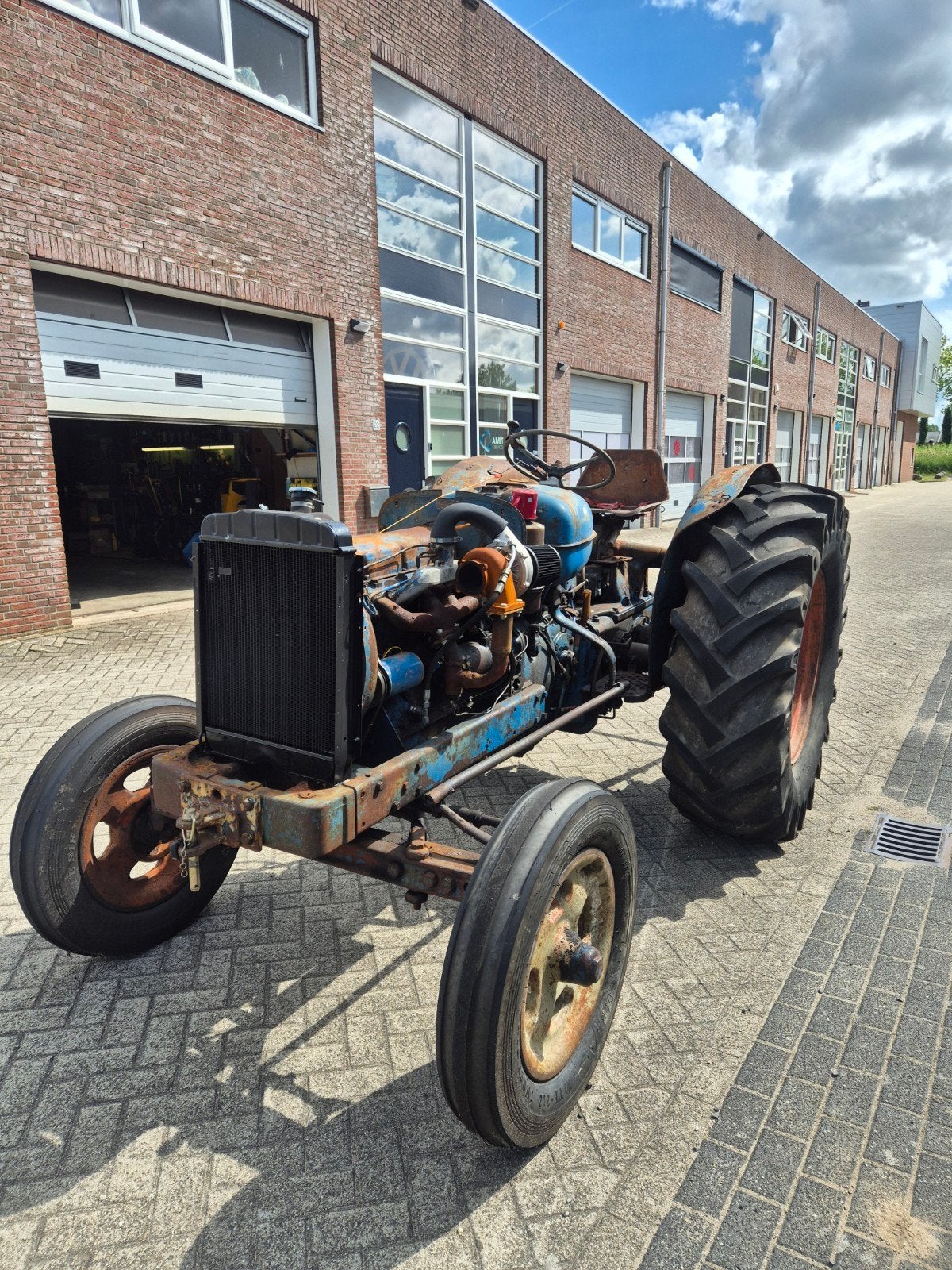 fordson major 4cilinder turbo project, Ophalen
