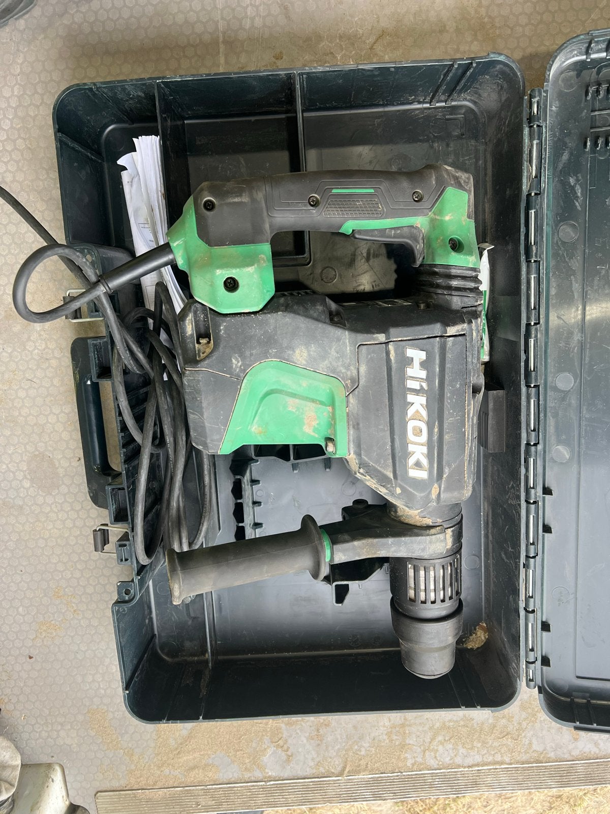 Hikoki SDS Max Boor- en Breekhamer, Boor- en/of Breekhamer, Ophalen of Verzenden, Klopboormechanisme, Gebruikt