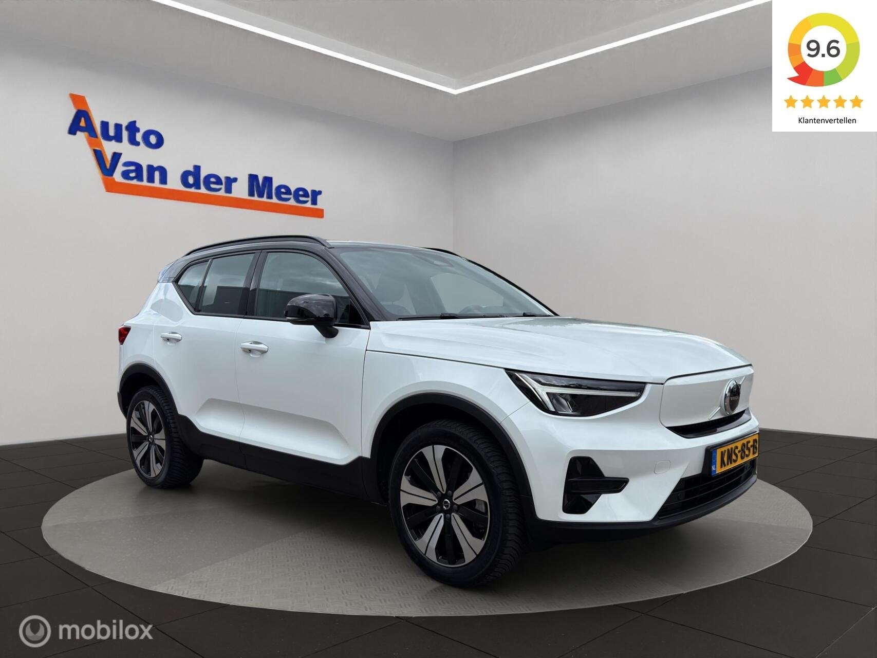 Volvo XC40 Recharge Twin Plus 78 kWh, Auto's, Automaat, 34 min, Stof, Wit