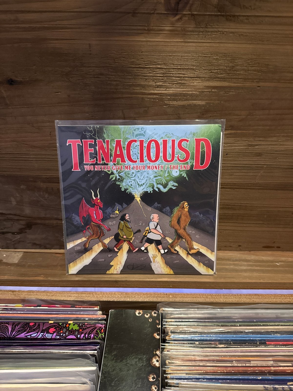 Tenacious D - You Never Give Me Your Money / The End Vinyl, Ophalen of Verzenden, Zo goed als nieuw, 12 inch