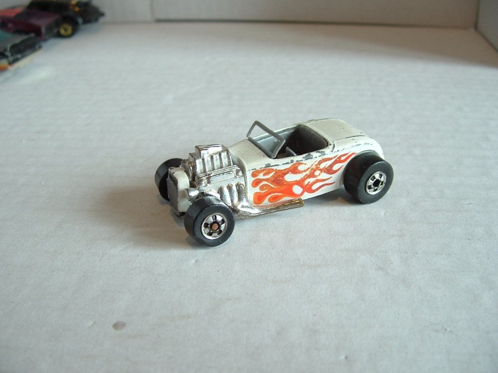 Hot Wheels.  HOT  ROD  Car.  '75.    wit., Ophalen of Verzenden, Gebruikt, Auto, Overige merken