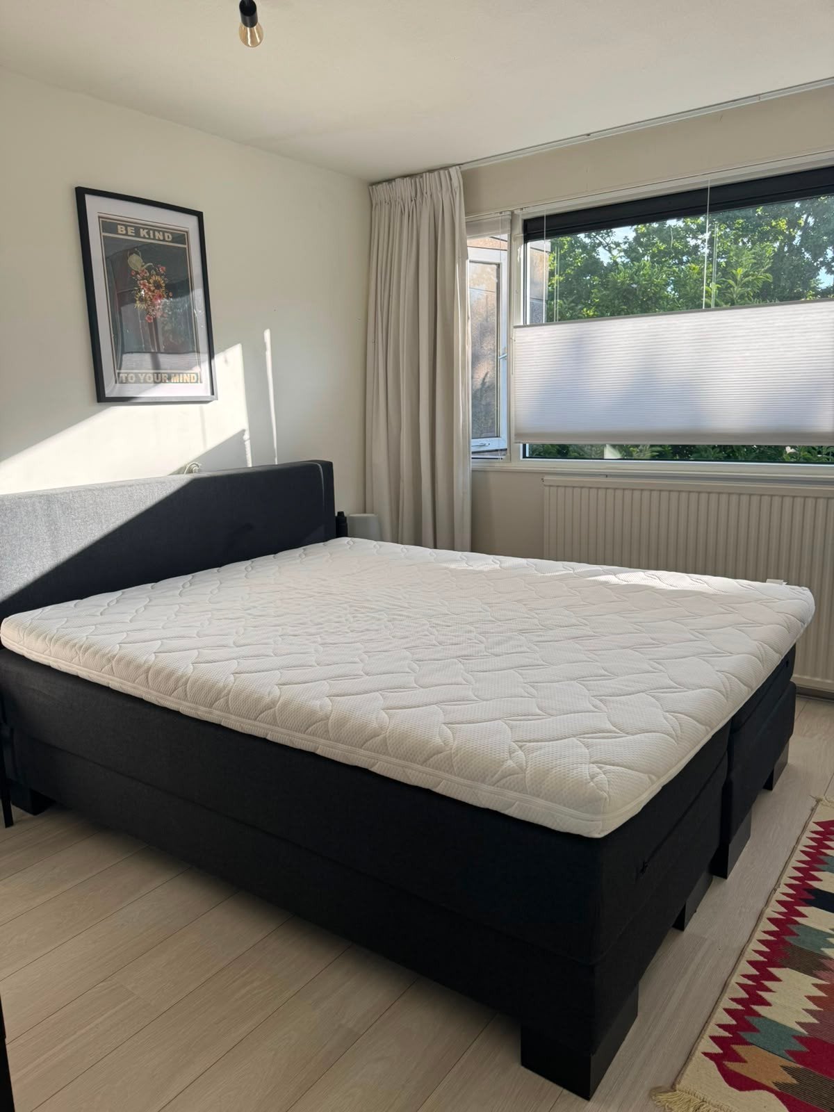Romantovic Boxspring 180x200 met Breckle koudschuim topper, Ophalen, Tweepersoons, Zo goed als nieuw, 180 cm