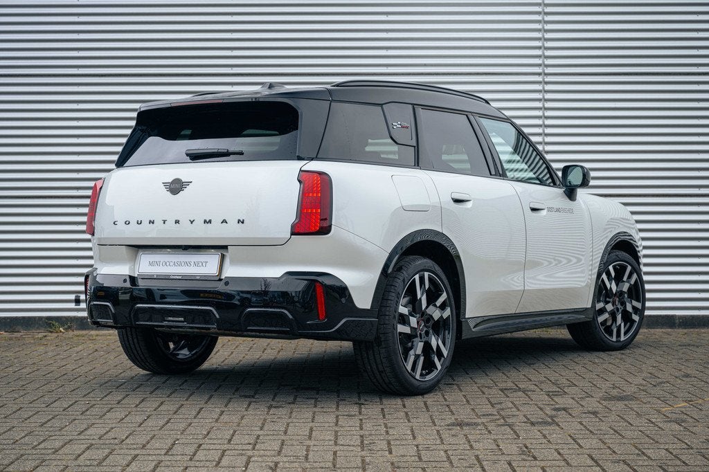 MINI Countryman C Automaat / John Cooper Works / Pakket L /, Auto's, Stof, Gebruikt, Met garantie (alle), Wit