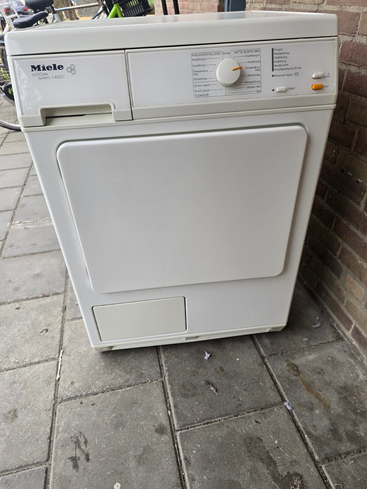 Droogmachine Miele, Ophalen, 6 tot 8 kg, Gebruikt, Minder dan 85 cm