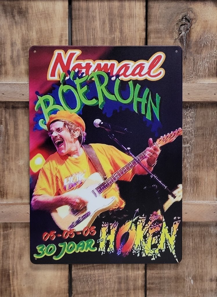 Normaal 30 Jaar Hoken reclamebord van metaal wandbord deco, Info@deconoord.nl, Deco Noord, Nieuw, Ophalen of Verzenden
