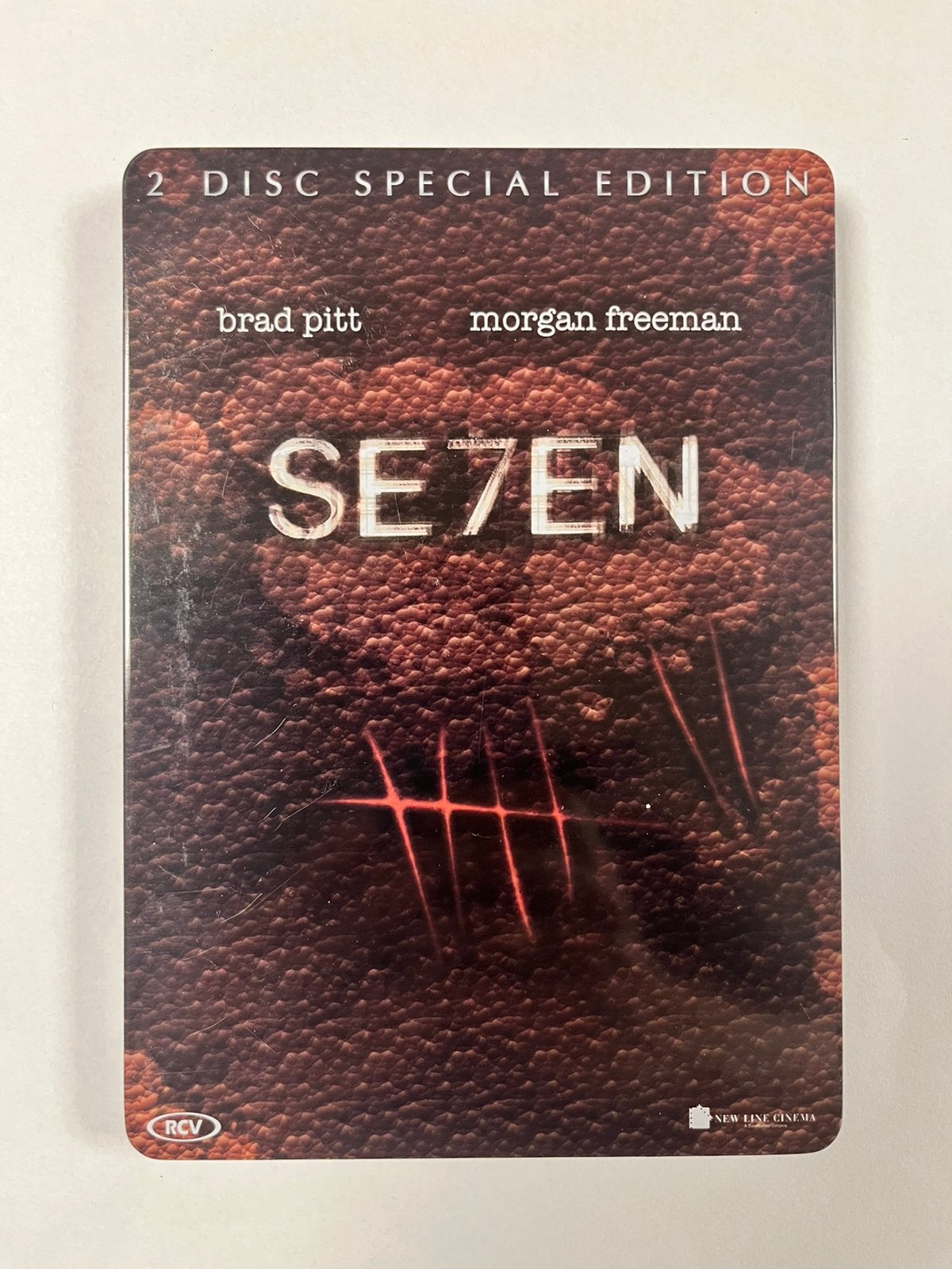 Se7en (1995) met Brad Pitt/Morgan Freeman 2-disc metalcase, Engels, Vanaf 16 jaar, Nederlands, Actiethriller