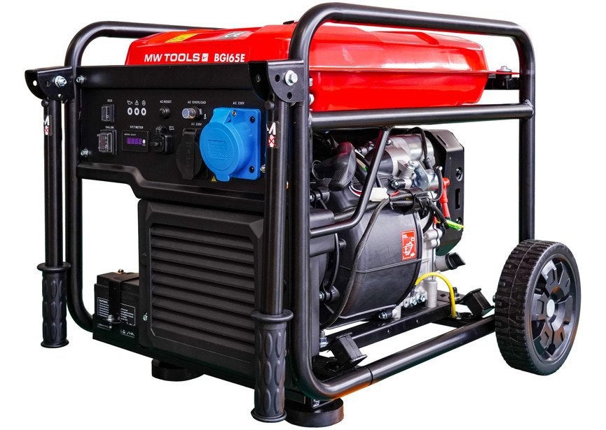 Benzine inverter generator 6,5 kW 230 V met elektrische