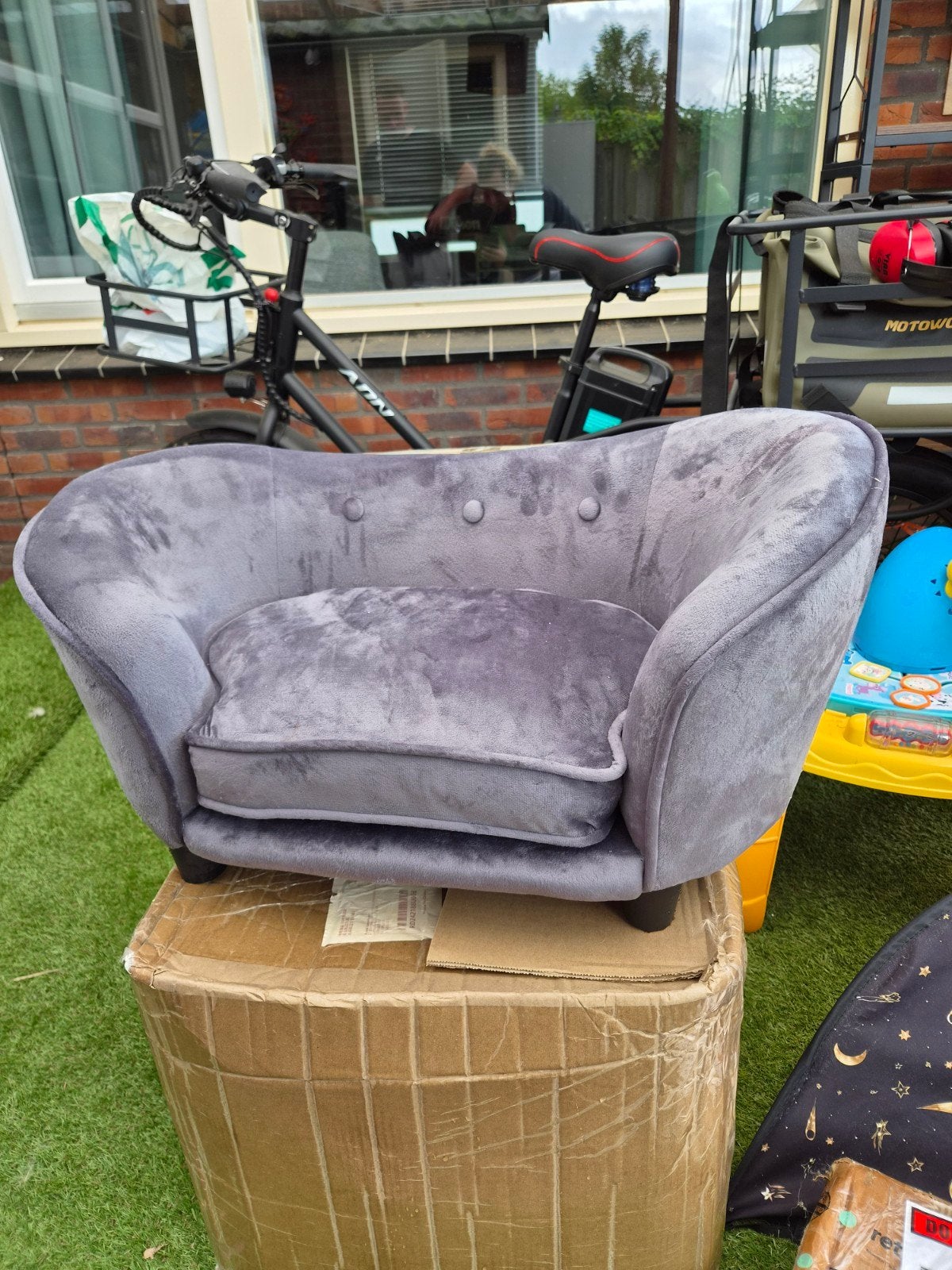 Nieuwe honden of katten sofa. Voor kleine hondjes Grijs, Dieren en Toebehoren, Ophalen