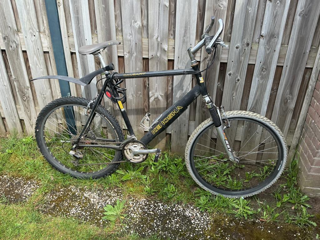 Sportieve merk mountainbike met 21 versnellingen., Overige merken, Gebruikt, Velgrem, Ophalen of Verzenden