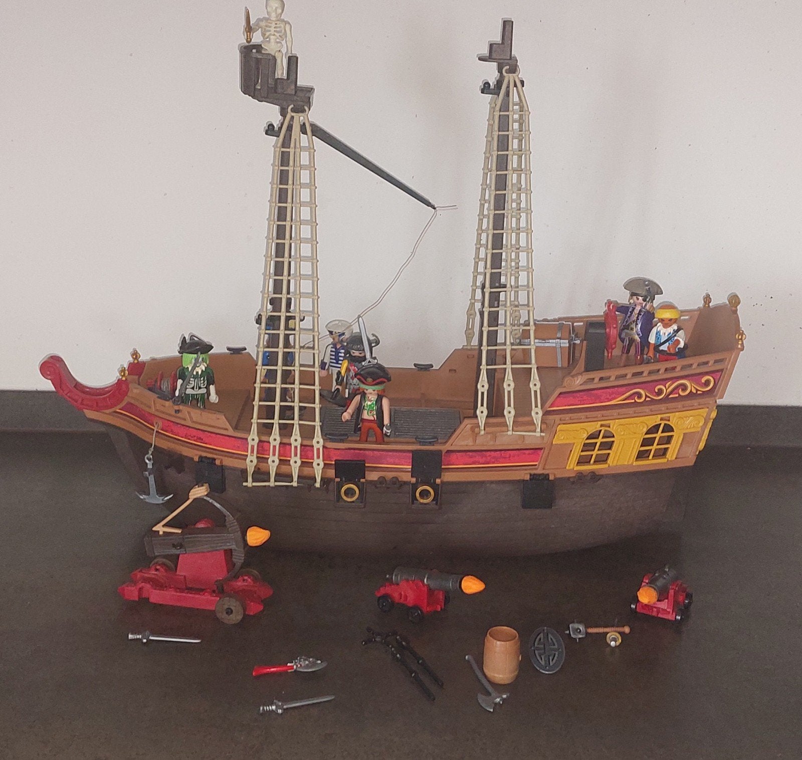 Playmobil Piratenboot met Figuren en Accessoires, Ophalen of Verzenden, Gebruikt, Complete set