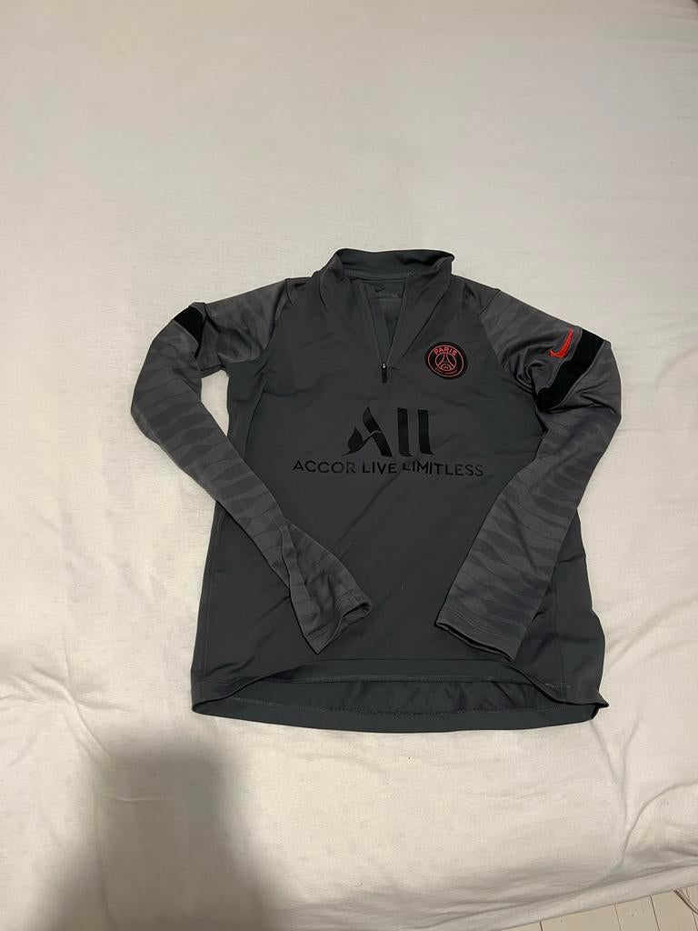 PSG Trainingstrui - Nike Dri-FIT - Maat 158-170, Verzenden, Zo goed als nieuw, Voetbal, Grijs
