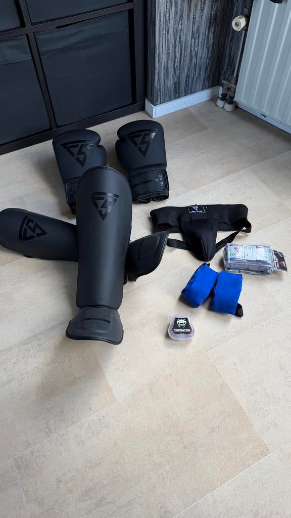 Kick boks set volledig, Ophalen of Verzenden, Zo goed als nieuw, Boks-accessoire