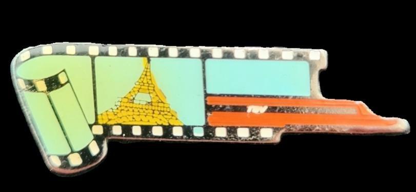 TGV filmrolletje pin- met Eiffeltoren, Verzamelen, Verzenden, Nieuw, Transport, Speldje of Pin