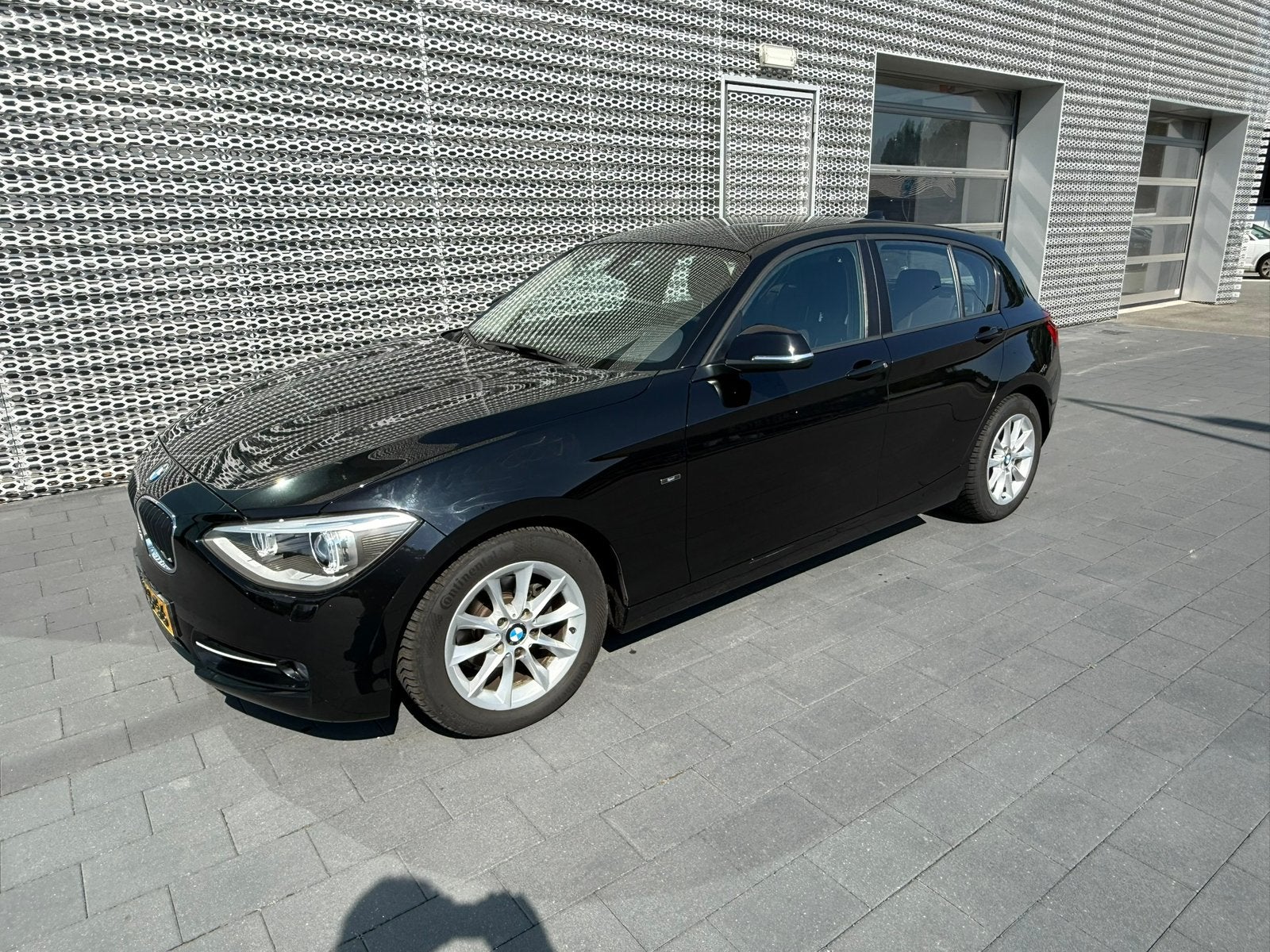 BMW 116i sportline 5-drs zwart 2013, 1-Serie, 4 cilinders, Zwart, Origineel Nederlands