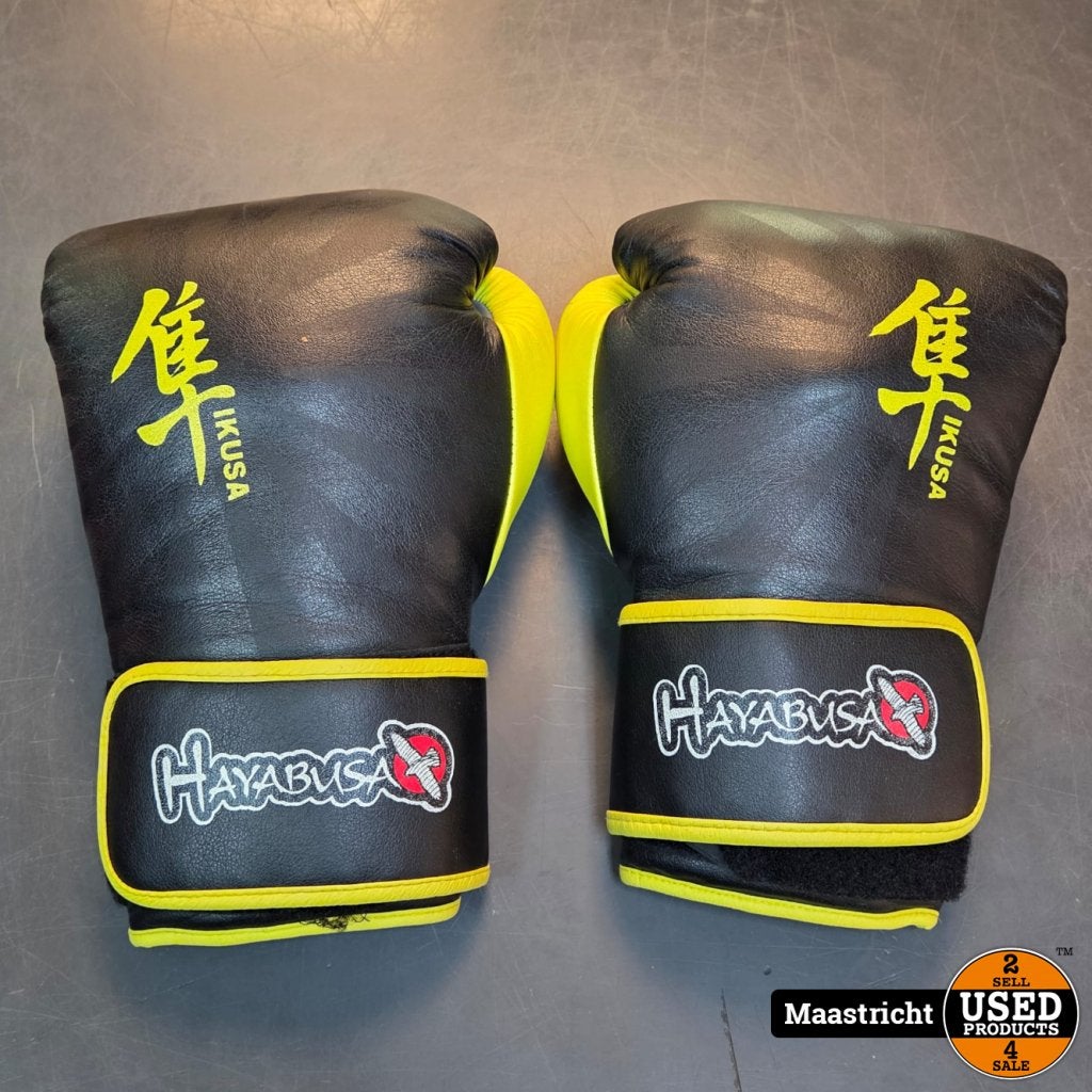 Hayabusa Ikusa boxing gloves 16oz Black-Yellow, Flex Ltd., Gebruikt, https://flex.com/contact-us, Nobelstraat 10, 5807 GA Oostrum LB, Limburg, Nederland