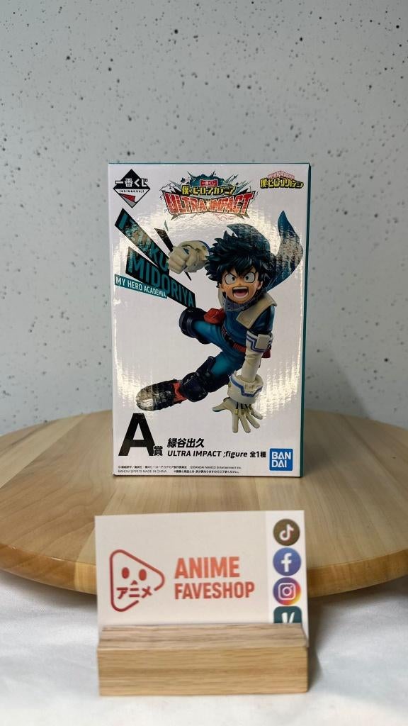 Deku Izuku Midoriya MHA Ultra Impact Figure, Animefaveshop, Verzenden, Van Rosenburgweg, Nieuw