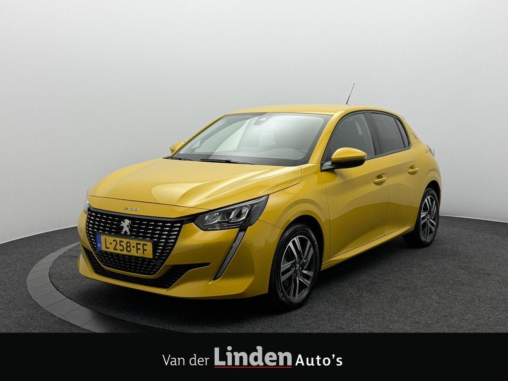 Peugeot 208 1.2 PureTech Allure 101PK | Full-Led | Carplay&A, 101 pk, Gebruikt, Leder en Stof, Handgeschakeld