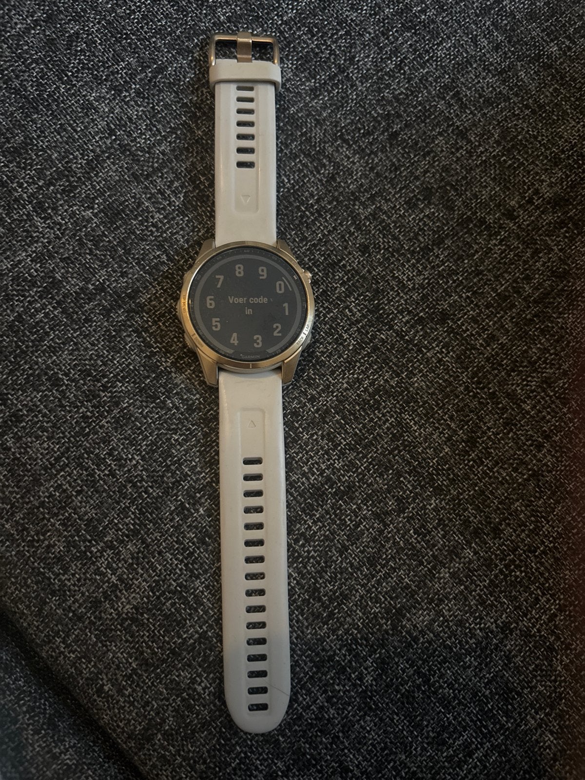 Garmin Fenix 7S Sapphire Solar - goud, Wit, Ophalen of Verzenden, Waterdicht, Android