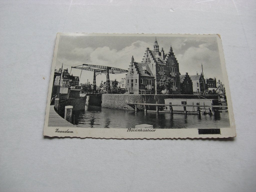Zaandam Havenkantoor jaartal 1940, Ophalen of Verzenden, Voor 1920, Noord-Brabant