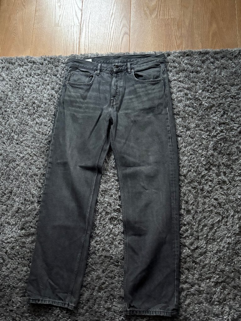 Zara Jeans Straight Donkergrijs in Maat 42, Zara, W32 (confectie 46) of kleiner, Ophalen of Verzenden, Zo goed als nieuw