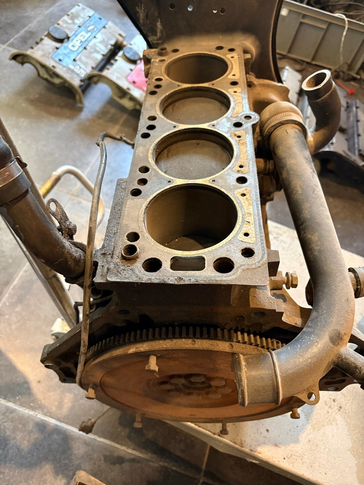 C20xe onderblok compleet, Ophalen, Gebruikt, Opel
