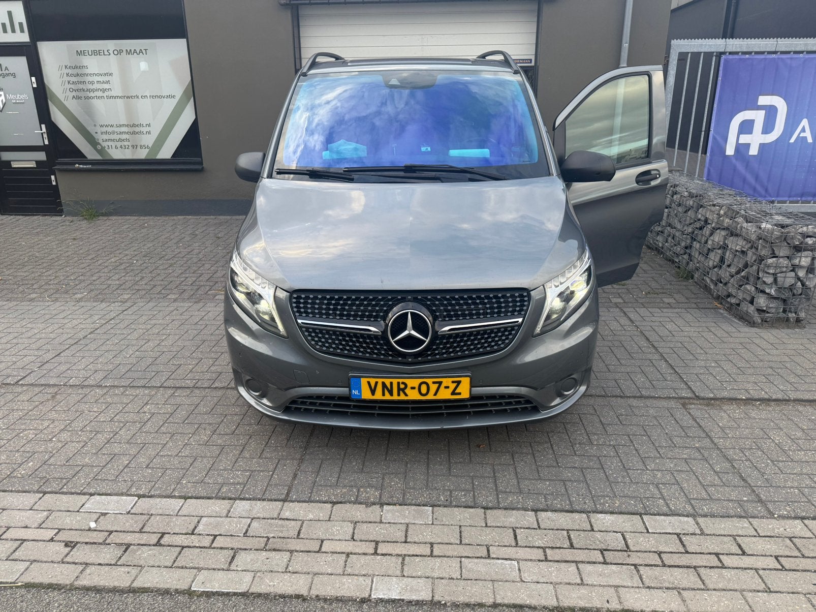 Mercedes-Benz Vito GB 116 CDI L3 163pk 9G-TRONIC 2022 Grijs, Auto's, Parkeersensor, 4 cilinders, 1972 kg, 163 pk