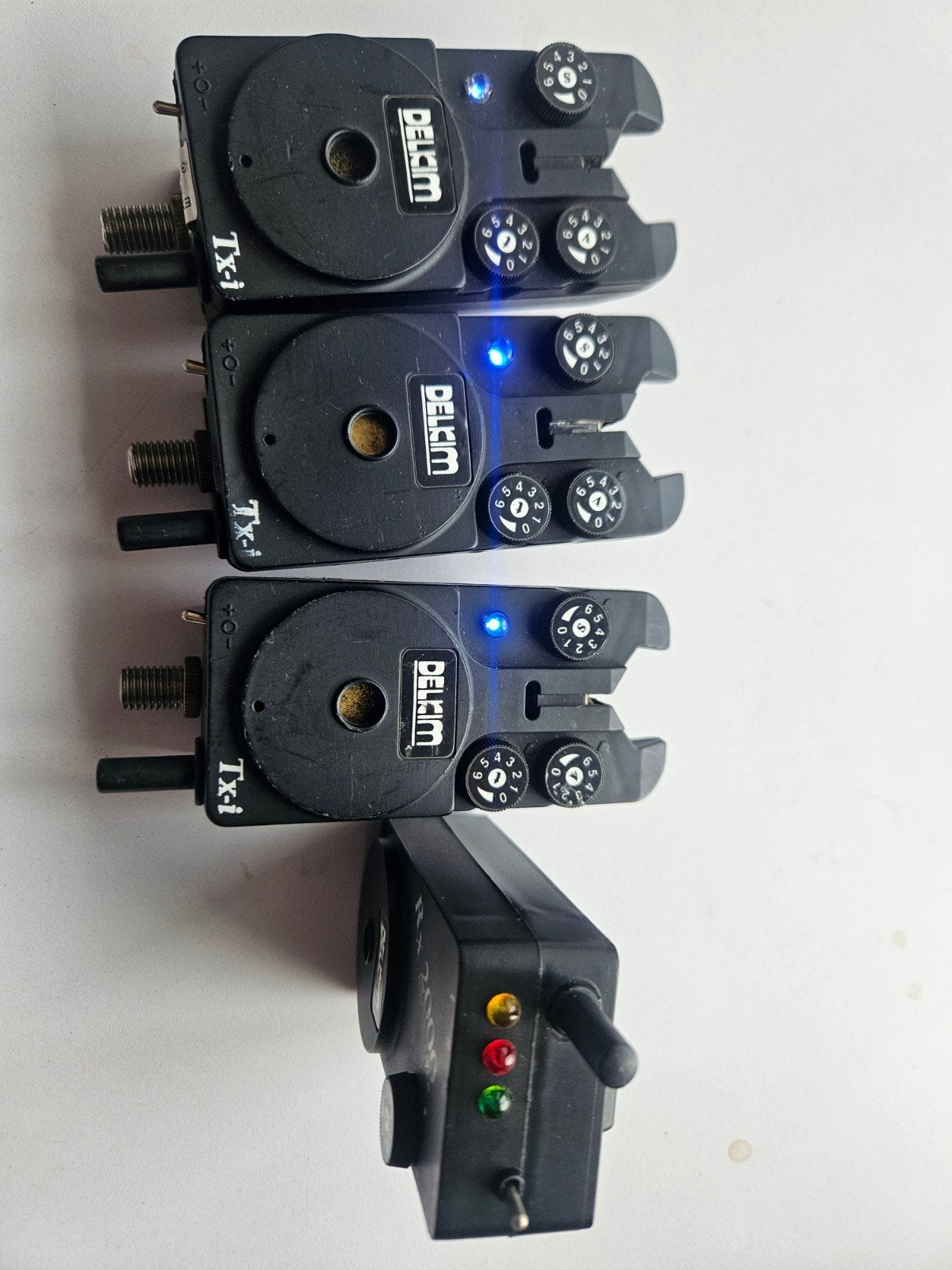 3x Delkim Txi MK1 incl mini Receiver Rx2000 complete set, Ophalen, Gebruikt, Complete set