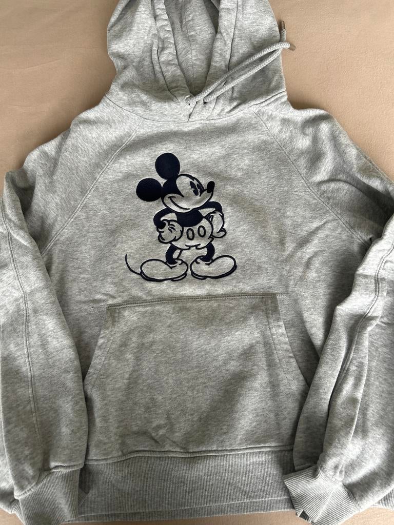 H&M Mickey Mouse Hoodie - Grijs - Maat XS, Ophalen of Verzenden, Zo goed als nieuw, Jongen of Meisje, Trui of Vest