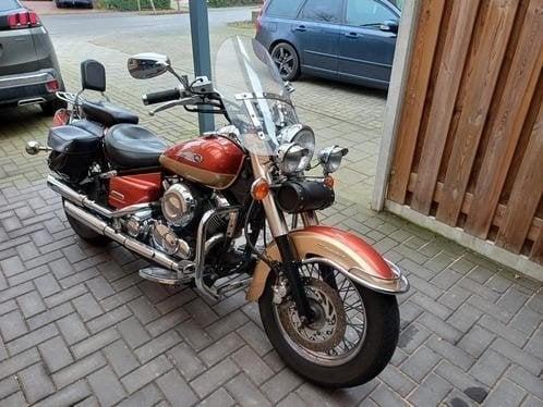 yamaha xvs dragstar classsic 650cc, Motoren, Motoren | Honda, Cardan-aandrijving, 2 cilinders, Chopper, Gebruikt